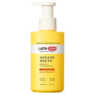 Chong Kun Dang 鍾根堂 LACTO-DERM 清新保濕 400ml 身體乳液 適用於乾燥和敏感肌膚, 1瓶