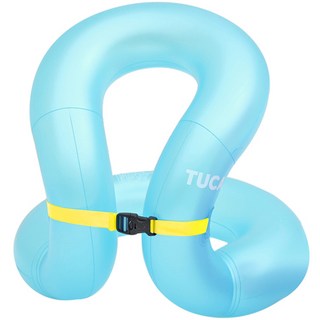 투칸 넥튜브 부력 조끼 유아동 착용형 수영보조용품, 블루, 1개