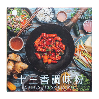 香料共和國 十三香調味粉 70g 台灣產, 1盒