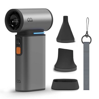 오아 울트라젯 휴대용 BLDC 초강력 무선 미니 핸디 핸드 에어건 손 선풍기, OFN-063BK, 블랙