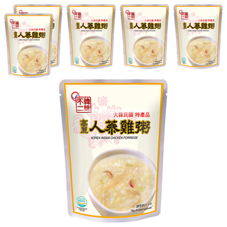 韓味不二 高麗人蔘雞粥 280g 隔水加熱即食 韓國宮廷養身美食, 6包