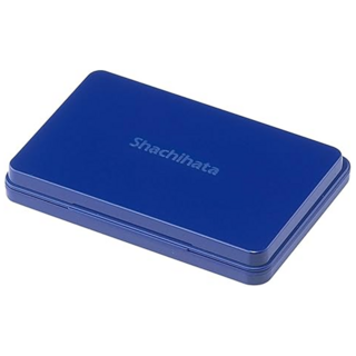 Shachihata 寫吉達 油性印台, 藍色, 1個