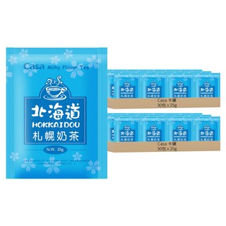 Casa 卡薩 北海道札幌風味奶茶, 25g, 30包, 2盒