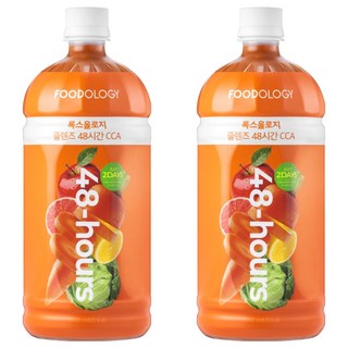 푸드올로지 톡스올로지 48시간 CCA 클렌즈주스, 1L, 2개