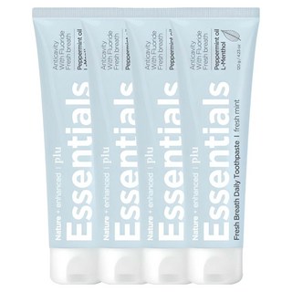 plu 每日口氣清新牙膏 薄荷香, 4條, 120g