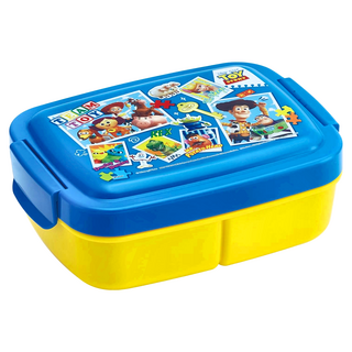 Skater 一體成型大容量便當盒, TOY 黃色 + 藍色, 1個