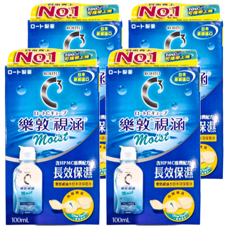 ROHTO 樂敦 視涵 水感多效保養液 長效保濕, 100ml, 4瓶
