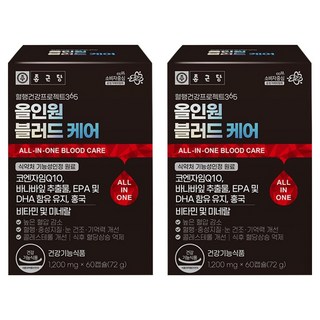 종근당 혈행건강 프로젝트365 올인원 블러드 케어, 60정, 2개