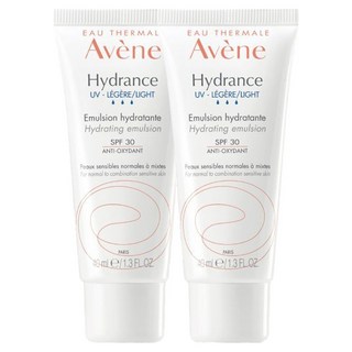 Avene 雅漾 清爽抗UV保濕隔離乳 SPF30 2入組 80ml - 輕盈保濕，有效防曬，敏感肌適用, 1組