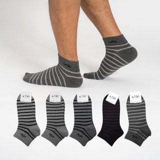 에이원패션 남성용 실속형 패션 캐주얼 초미니 양말 5종 세트 B111