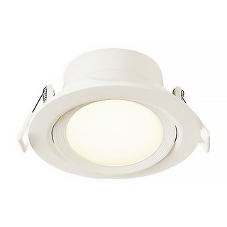 DANCELIGHT 舞光 浩瀚嵌燈 5W 7cm 黃光3000K, 時尚白, 1個