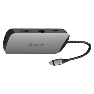 ADAM elements 亞果元素 CASA HUB X USB-C 3.1 10 port 集線器, 1個, 灰色