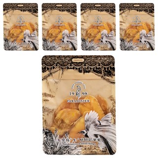 PARADISIER 天堂鳥 生厚切芒果乾 獨立包裝, 5包, 100g