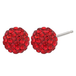 MINIART 女款92.5純銀鏡面球誕生石銀耳環