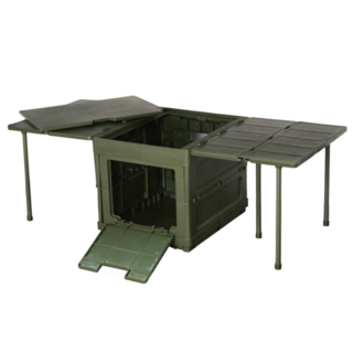 Sallimon 可折疊桌箱 FTB-001, 卡其色, 1層, 1個