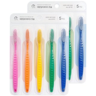 Back to Basics 大王王牌寬頭牙刷 繽紛5入組, 2套