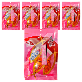 長松食品 台灣好味 沙茶魚片, 100g, 5包