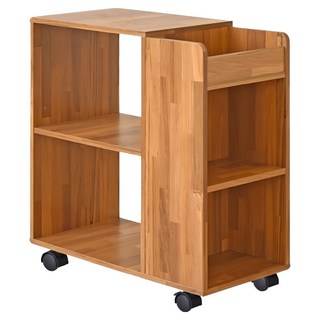 HOPMA 合馬家具 開放式多格收納櫃 拼版柚木 G-600PTK-R, 300 x 600 x 687mm