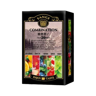 FANGS 方氏 綜合包1, 義大利桔 玫瑰花 小藍莓 蘋果 薄荷茶, 1盒