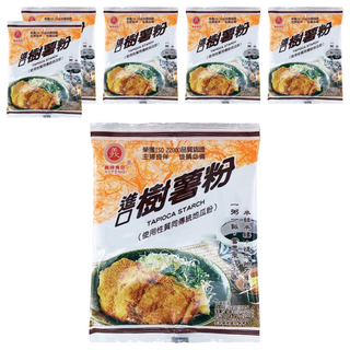 義峰食品 樹薯粉 200g 可用於中西料理 炸魚、炸雞等油炸物, 6包