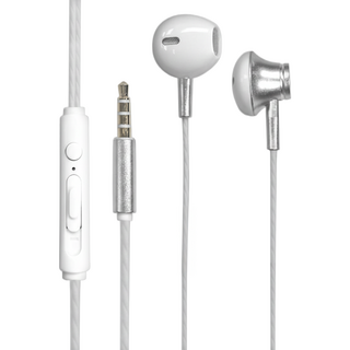 i-gota 悅耳動聽 摩登線控耳麥 EPM-P2 1.2m 線長 3.5mm TRRS 插頭, White