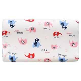 Homemade 記憶棉乳膠枕, 大象 白色, 1個