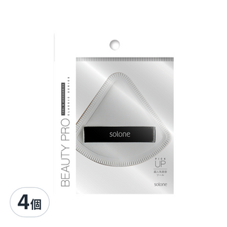 Solone 訂製舒芙蕾海綿, 扇形, 4個