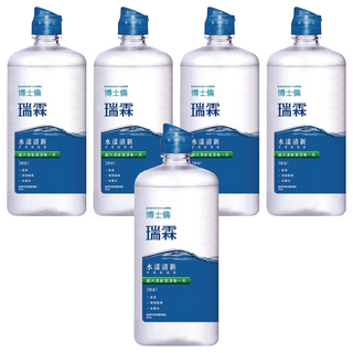 博士倫 瑞霖水漾清新多效保養液, 355ml, 5瓶