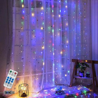 비상 LED 와이어 감성 줄조명 300구, 무지개색, 1개