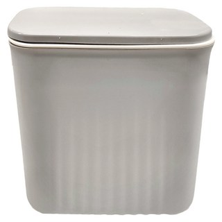 小麥購物 壁掛式垃圾桶 C278 654g, 鯊魚灰, 1個
