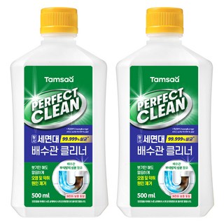 탐사 겔타입 퍼펙트 클린 세면대 배수관 클리너 살균 99.999% 부식방지성분 함유, 500ml, 2개