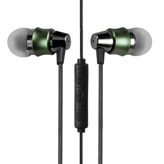 INTOPIC 廣鼎 入耳式鋁合金耳機麥克風, JAZZ-I112, 綠色