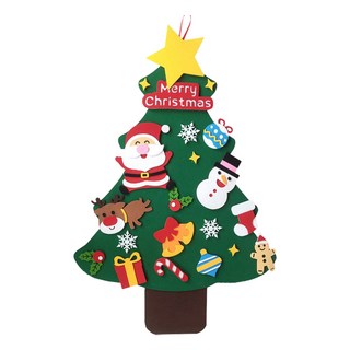 半島良品 DIY毛氈裝飾聖誕樹 C, 繽紛款, 1件