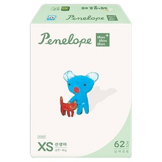 페넬로페 씬씬씬 플러스 밴드기저귀 공용, 1단계, 62매