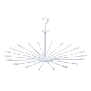 KOKUBO 小久保 傘狀衣物收納架, 白色