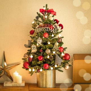 뷰티풀데코센스 클래식 틴트리 풀세트, 레드, 55 x 90 cm