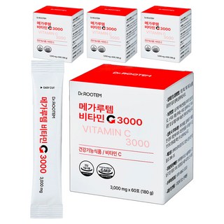 닥터루템 메가루템 비타민C 3000, 180g, 4개