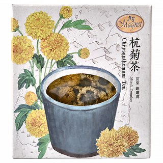Magnet 曼寧 杭菊茶 台灣在地嚴選 無添加安心飲用 獨立包裝方便攜帶, 30g, 1入, 1盒