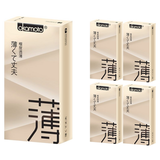 Okamoto 岡本 City Super Thin 透薄型保險套 闊度52mm, 10入, 5盒