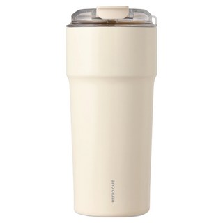LocknLock 樂扣樂扣 Metro Cafe 陶瓷塗層保溫杯, 650ml, 象牙色, 1個