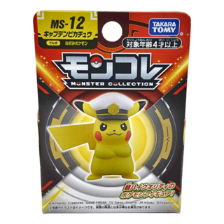 TAKARA TOMY 船長皮卡丘 公仔 MS-12, 適用年齡4歲以上, 1個
