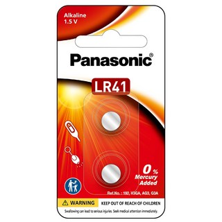 Panasonic 鹼性鈕扣電池 LR-41TW/2B, 2顆, 1組