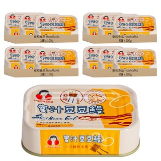 東和食品 HowMaMa 豆豆鰻罐頭, 100g, 24罐