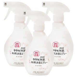 第一石鹼 布製品消臭抑菌噴霧 花香, 380ml, 3瓶