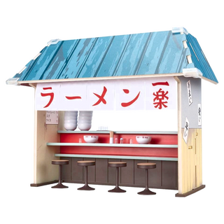 BANDAI S.H.Figuarts 火影忍者 一樂拉麵套組 無人物本體 代理模型玩具 8歲以上, 1個