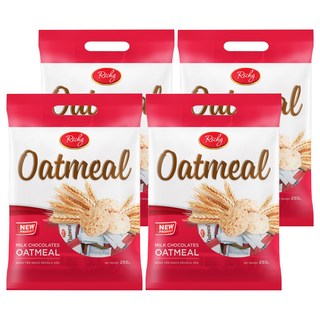 Richy 迷你一口燕麥酥, 250g, 4袋