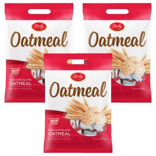 Richy 迷你一口燕麥酥, 250g, 3袋