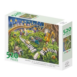 TAIWANG 台旺文創 森林裡的交響曲 拼圖 380 x 530mm, 520片, 1盒