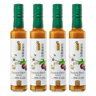 陳稼莊 百香果原汁 無加糖, 250ml, 4瓶