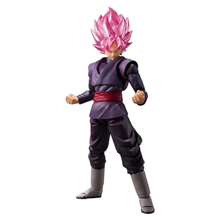 BANDAI S.H.Figuarts 七龍珠超級賽亞人 黑悟空 Goku Black桃紅, 1個